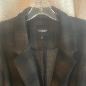 Liverpool Dark Checkered Blazer